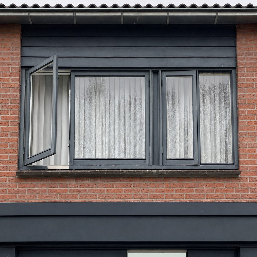 Bestaand houten kozijn vóór vervanging